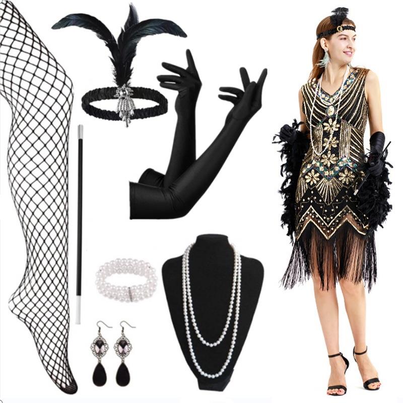 Ethnic Fashion Brand - Beaded Tassel Sequin Dress Latin Dance