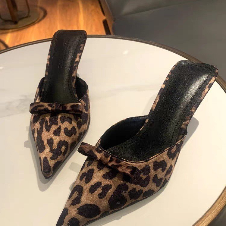 women's leopard-print pointed  - Ethnic Fashion In 리뷰 및 가격