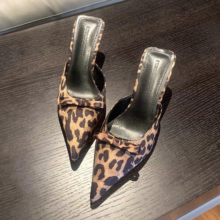 women's leopard-print pointed  - Ethnic Fashion In 리뷰 및 가격