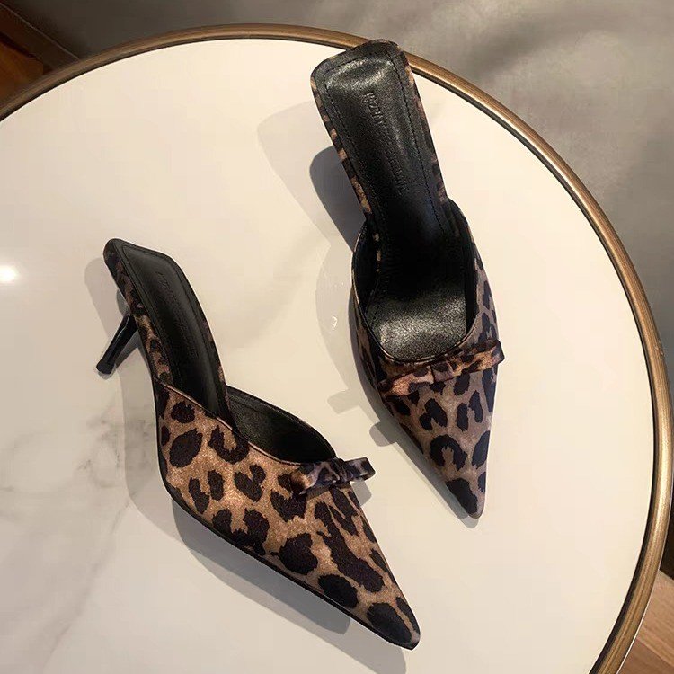 women's leopard-print pointed  - Ethnic Fashion In 리뷰 및 가격