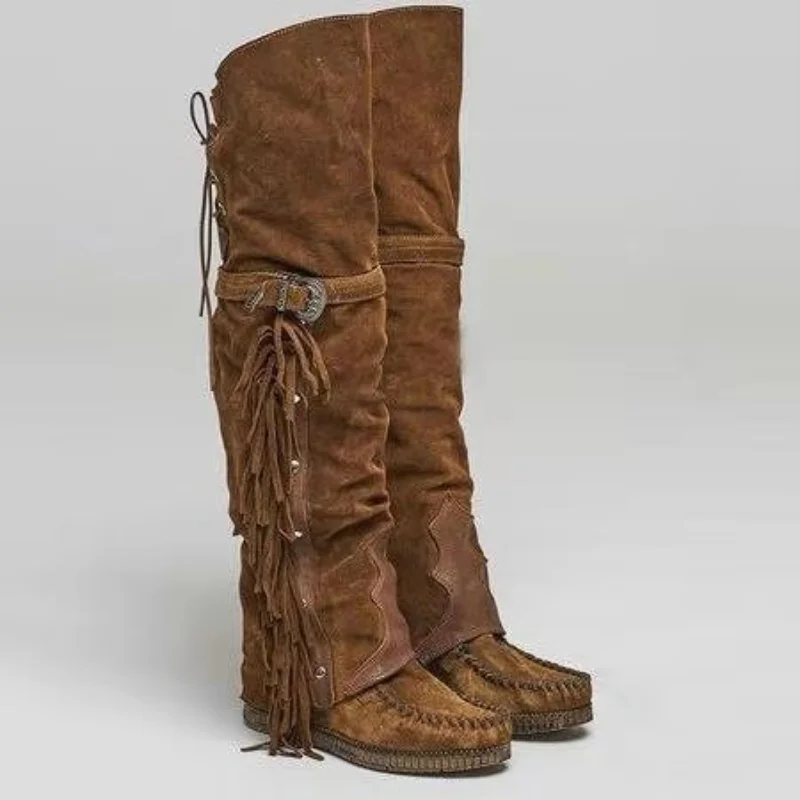 Fashion Bohemia Knee-length Wo - Ethnic Fashion In 리뷰 및 가격