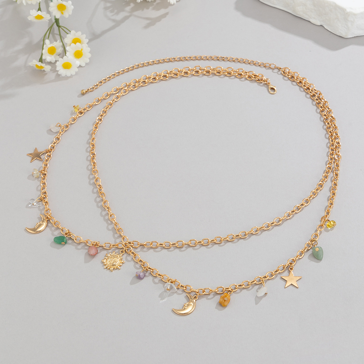 Boho Star Moon Sun Pendant Wai - Ethnic Boho Fashion 리뷰 및 가격