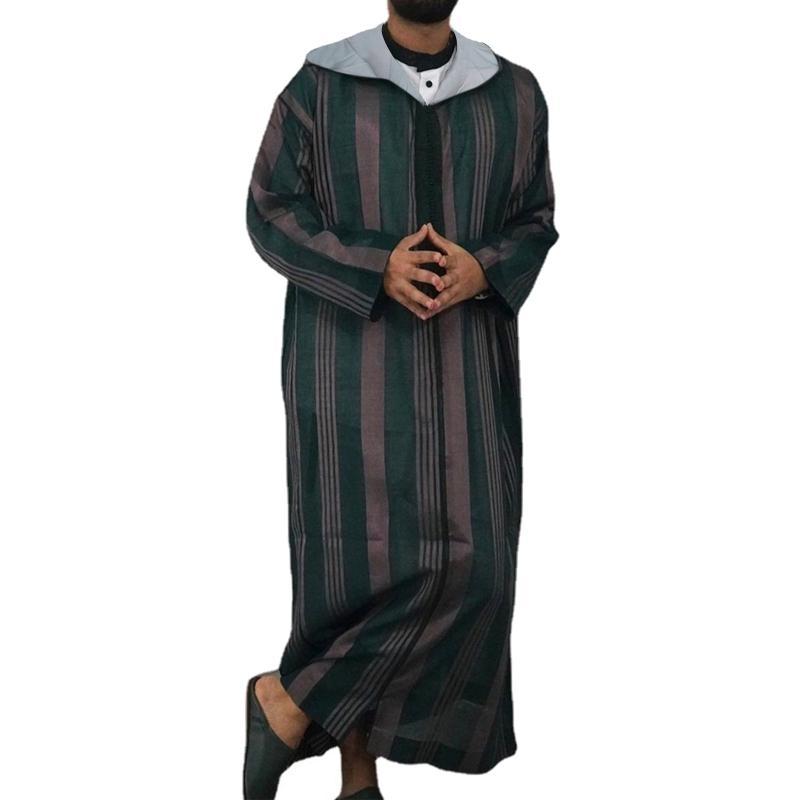 Muslim Hooded Robe Dashiki Lon - Dashiki Shirt Men 리뷰 및 가격