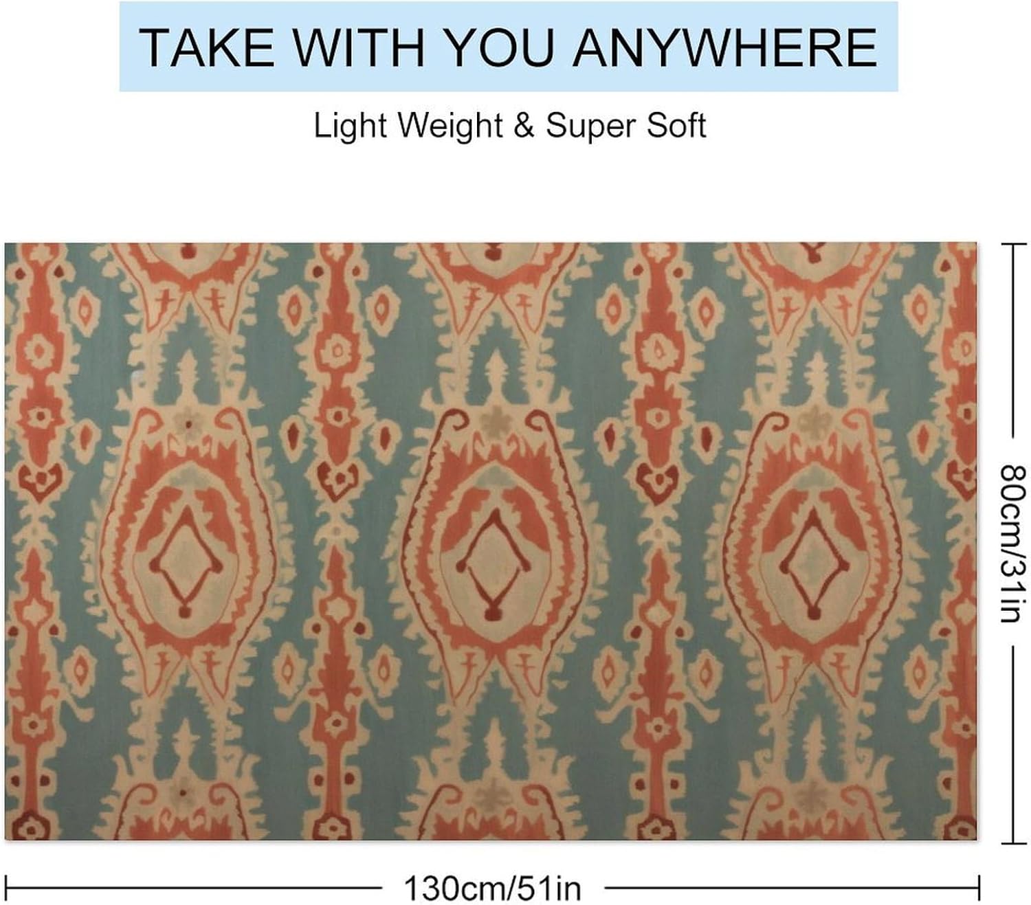 Fabric Pattern Beach Towels Ab - Ikat Woven Fabric 리뷰 및 가격