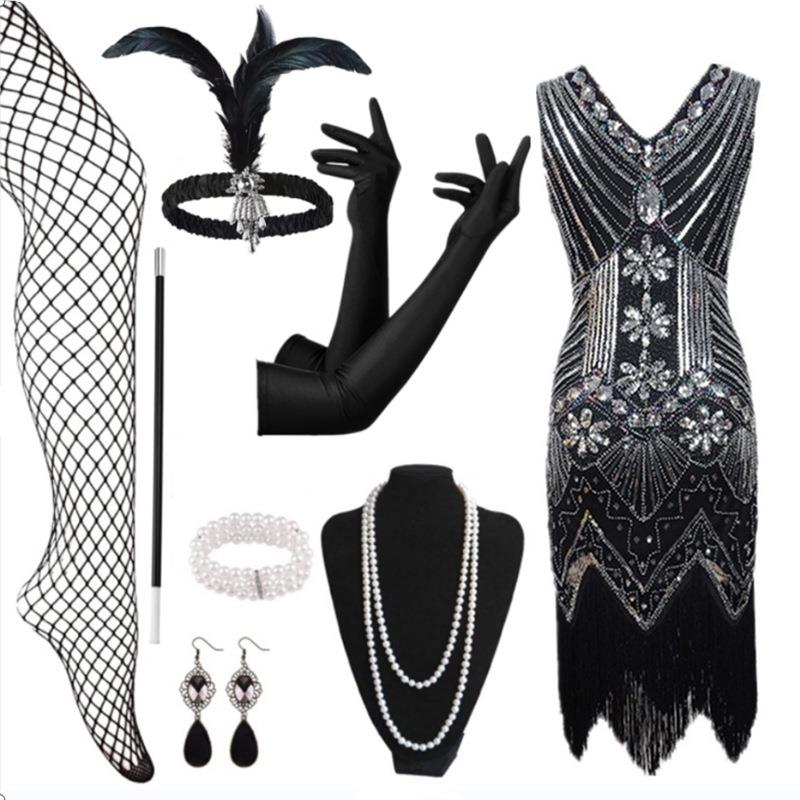 Beaded Tassel Sequin Dress Lat - Ethnic Fashion Brand 리뷰 및 가격