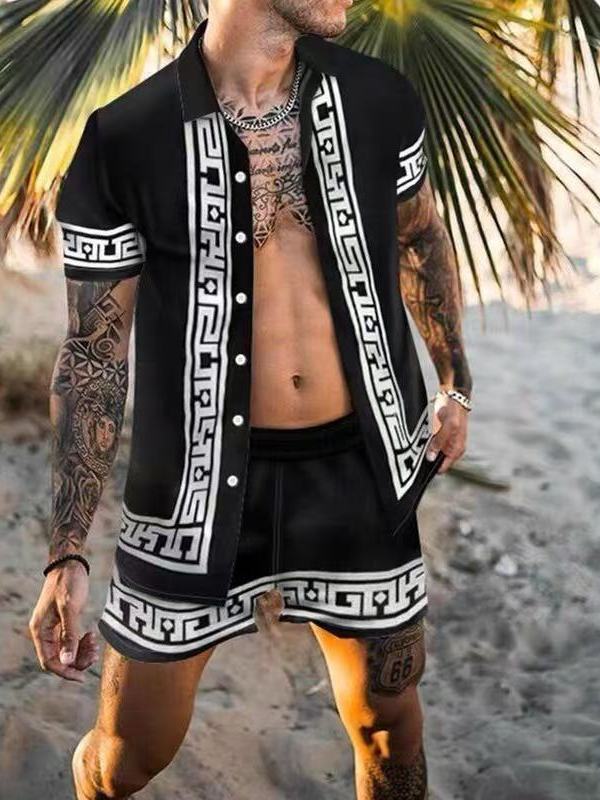 Summer Men's Casual Loose Shor - Ethnic Fashion In 리뷰 및 가격