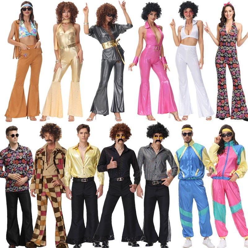 Disco Costume Halloween 70s Re - Fashion Show Ethnic Wear 리뷰 및 가격