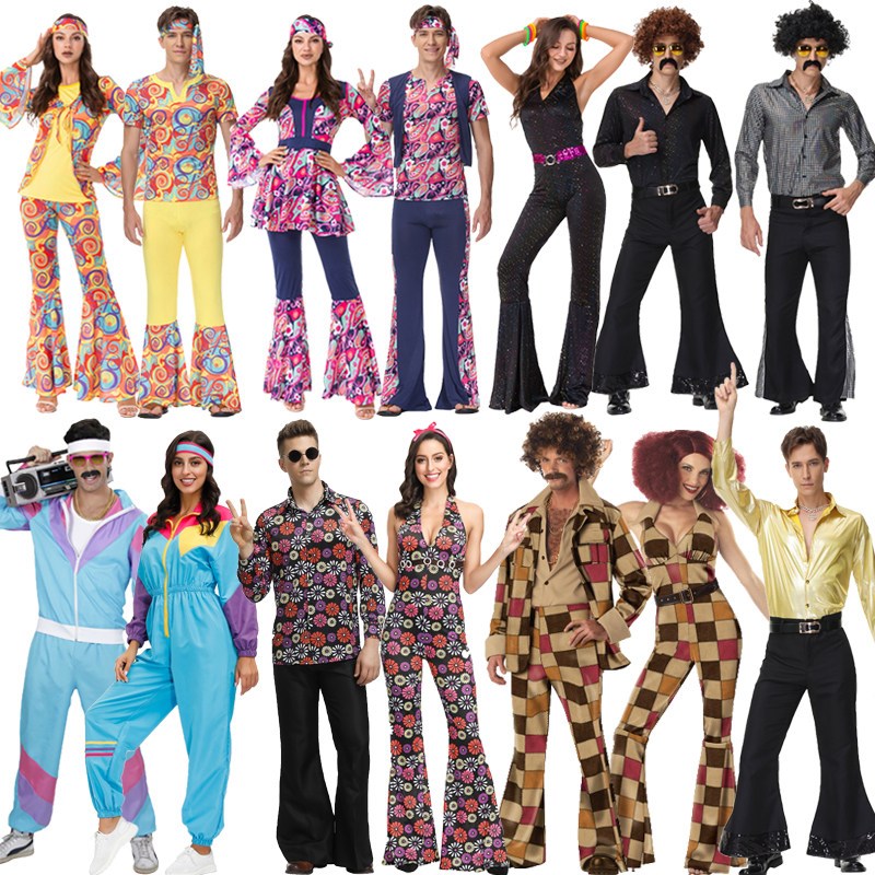 Disco Costume Halloween 70s Re - Fashion Show Ethnic Wear 리뷰 및 가격