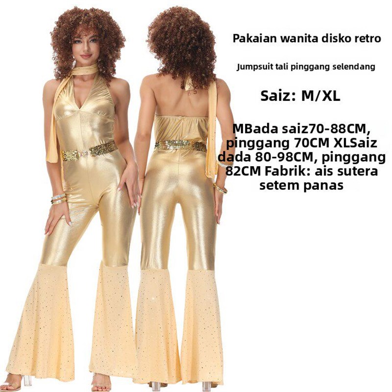 Disco Costume Halloween 70s Re - Fashion Show Ethnic Wear 리뷰 및 가격