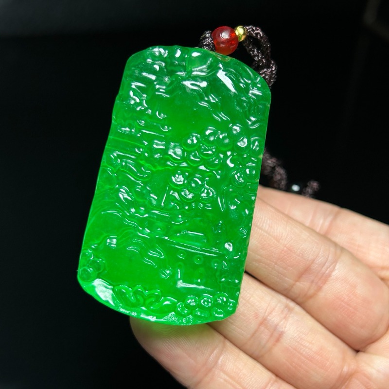 New High-ice Quartzite Jade La - Ethnic Fashion Brand 리뷰 및 가격