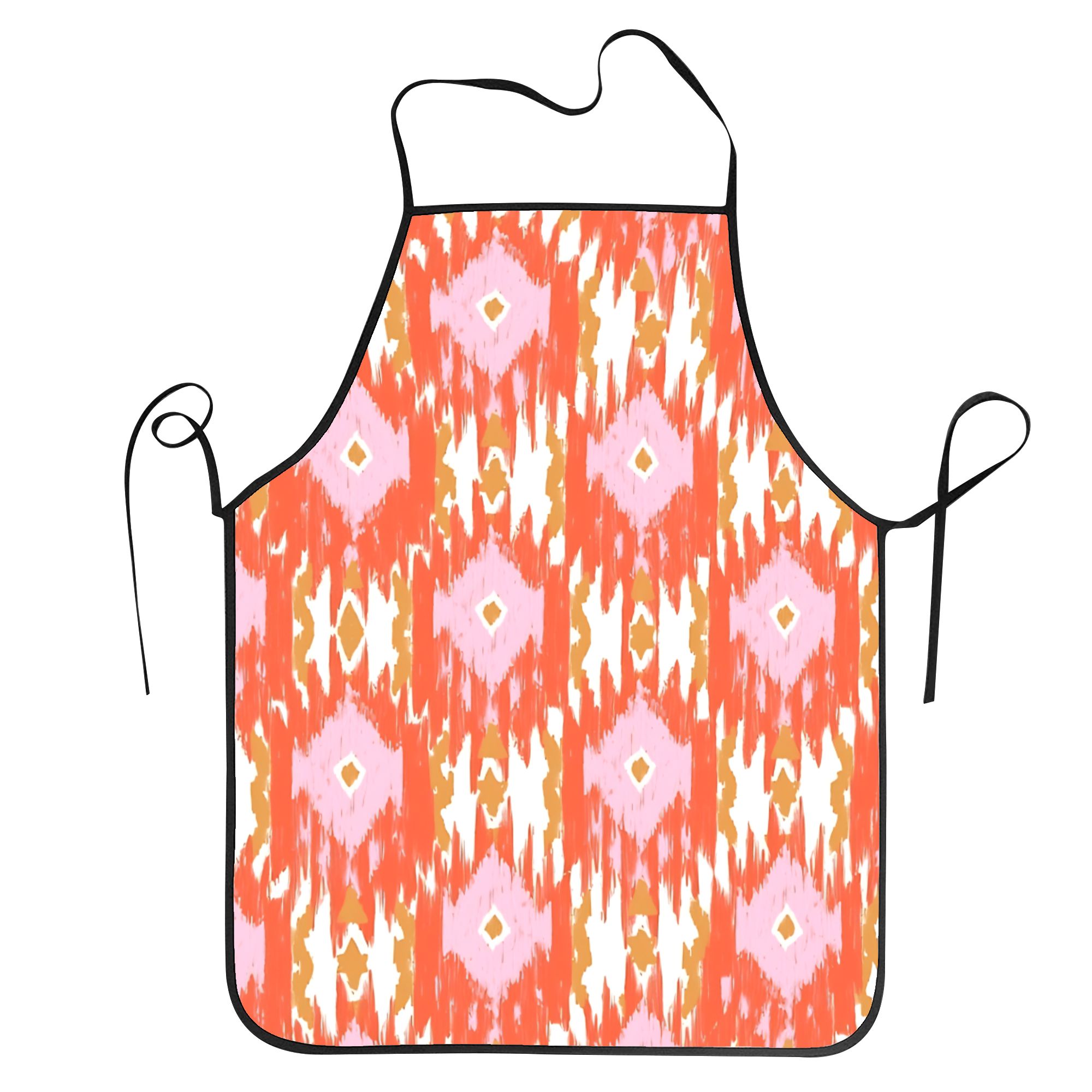 Ikat Moorish Coral Orange Apri - Ikat Woven Fabric 리뷰 및 가격
