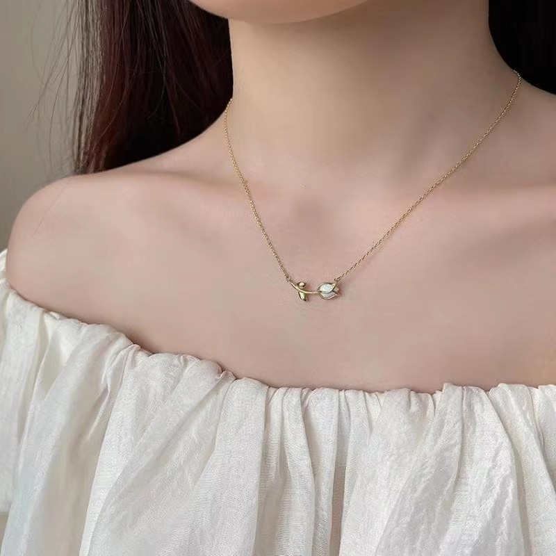 Korean Girl Necklace Sweet New - Ethnic Fashion Sale 리뷰 및 가격