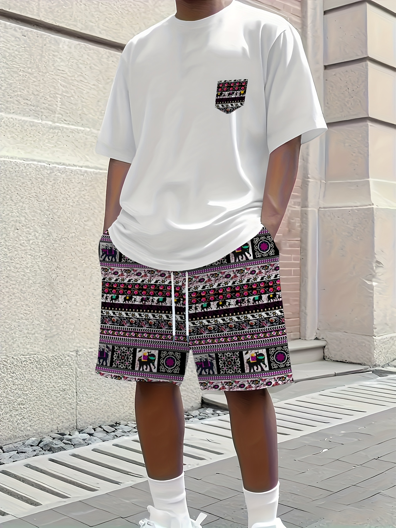 2026 Summer New Men's Short-Sl - Ethnic Fashion In 리뷰 및 가격