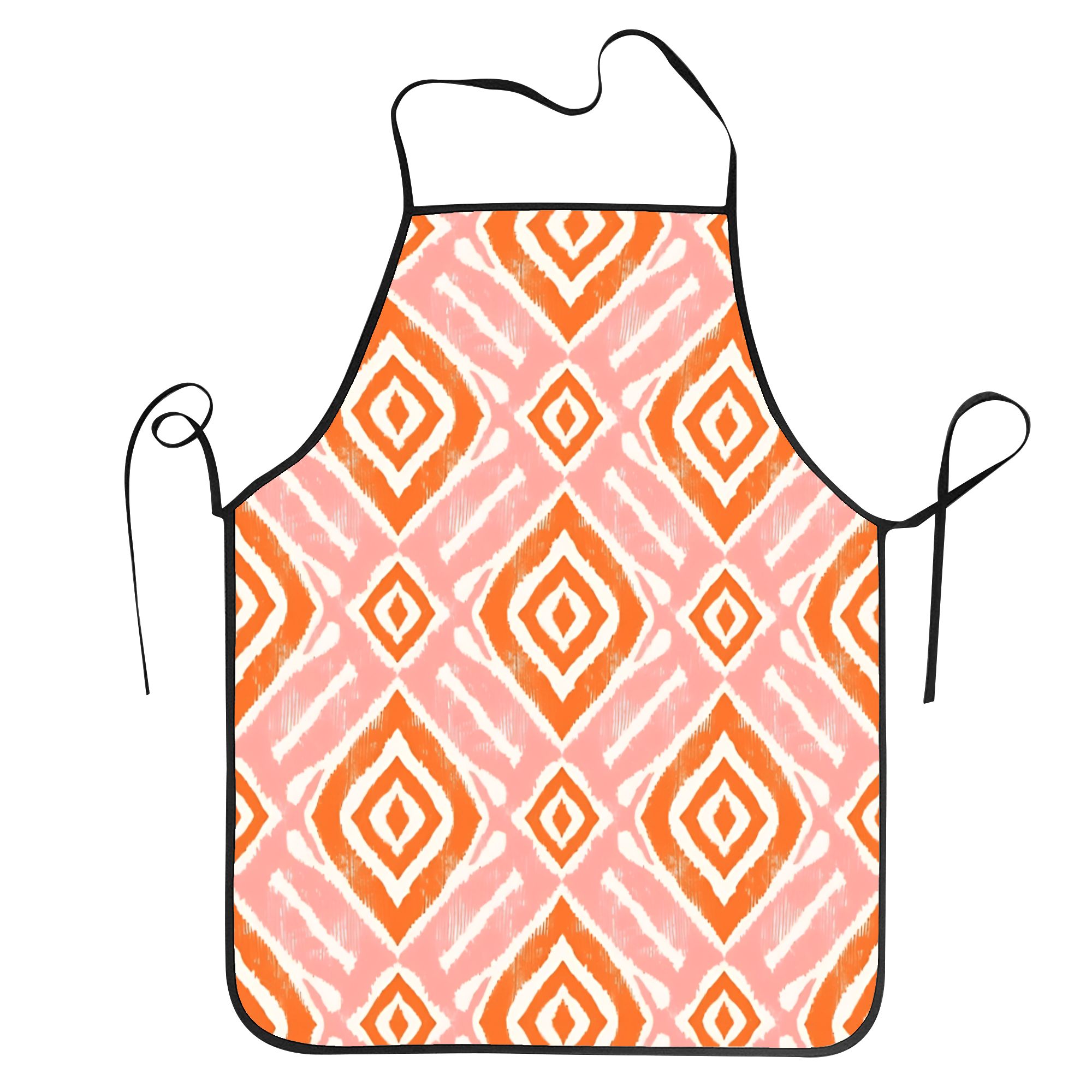 Ikat Moorish Coral Orange Apri - Ikat Woven Fabric 리뷰 및 가격