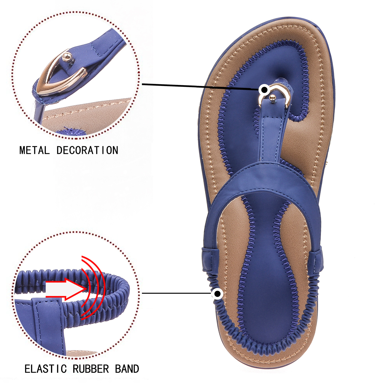 2026 Women Sandals Bohemia Cas - Ethnic Fashion In 리뷰 및 가격