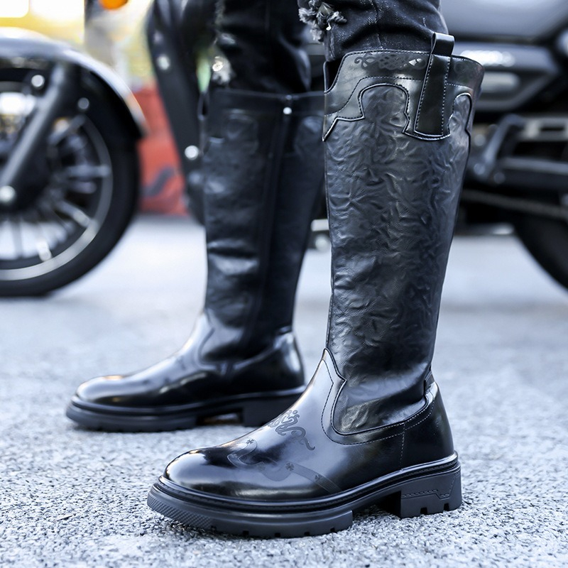 Men's Mid-calf Boots High Qual - Ethnic Fashion In 리뷰 및 가격
