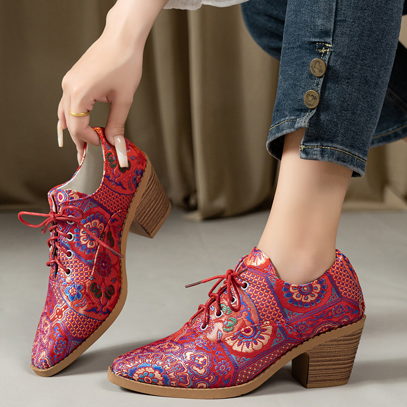 Ethnic Ladies Boots Spring Win - Ethnic Fashion In 리뷰 및 가격