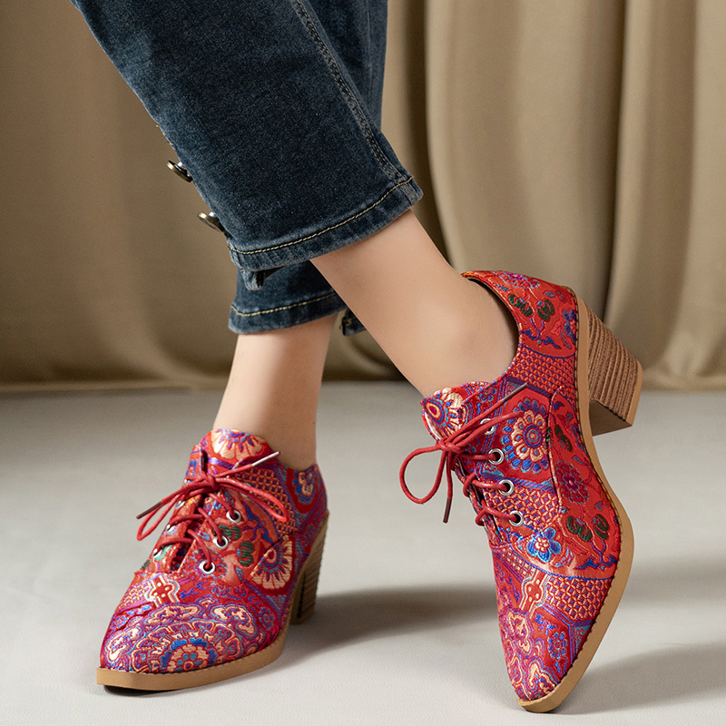 Ethnic Ladies Boots Spring Win - Ethnic Fashion In 리뷰 및 가격