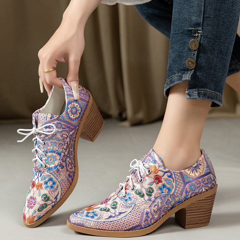 Ethnic Ladies Boots Spring Win - Ethnic Fashion In 리뷰 및 가격