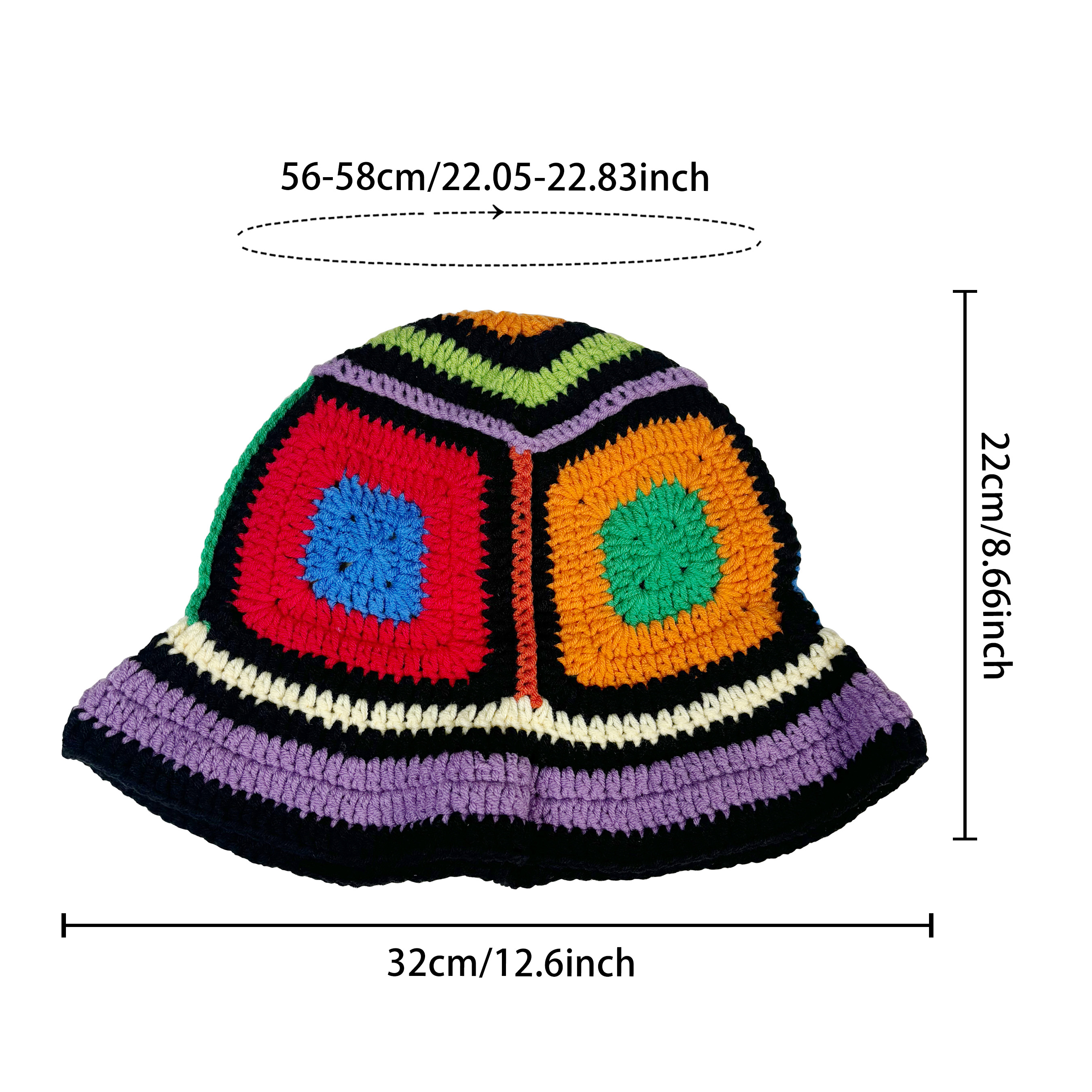 Purple-Edged Zuma Hat, Hand-Kn - Ethnic Wear Fashion Designer 리뷰 및 가격