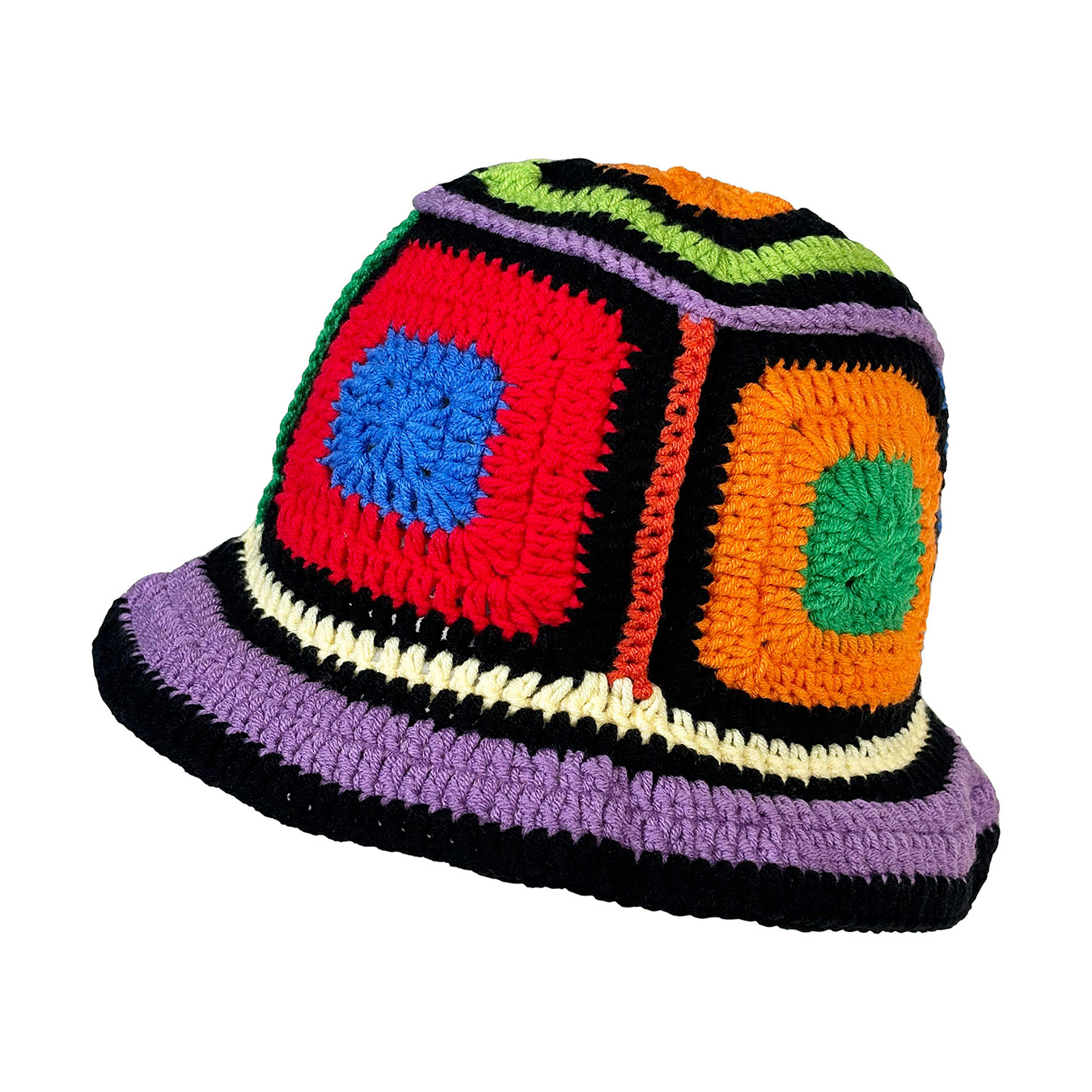 Purple-Edged Zuma Hat, Hand-Kn - Ethnic Wear Fashion Designer 리뷰 및 가격