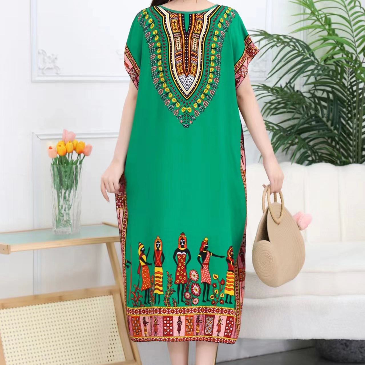 Casual Elegant Bohemian Printe - Ethnic Boho Fashion 리뷰 및 가격