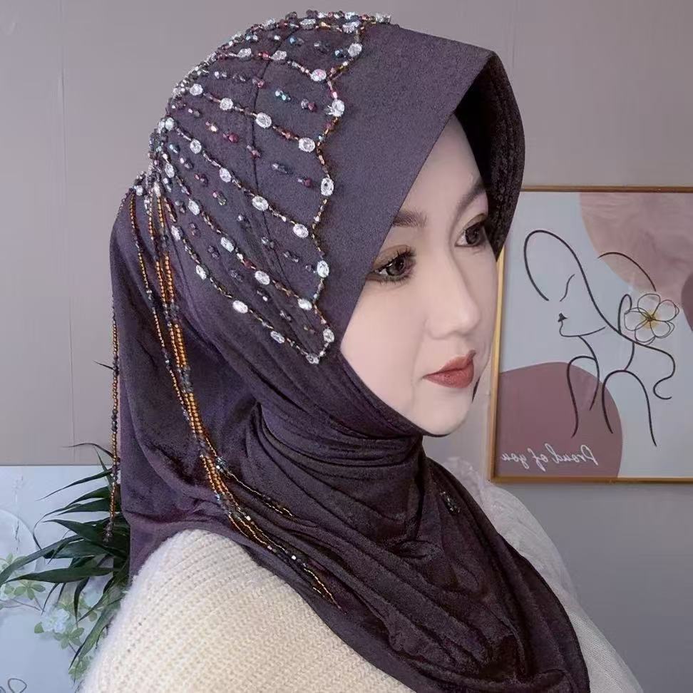 Africa Ethnic Hats Hijab Black - Ethnic Fashion In 리뷰 및 가격