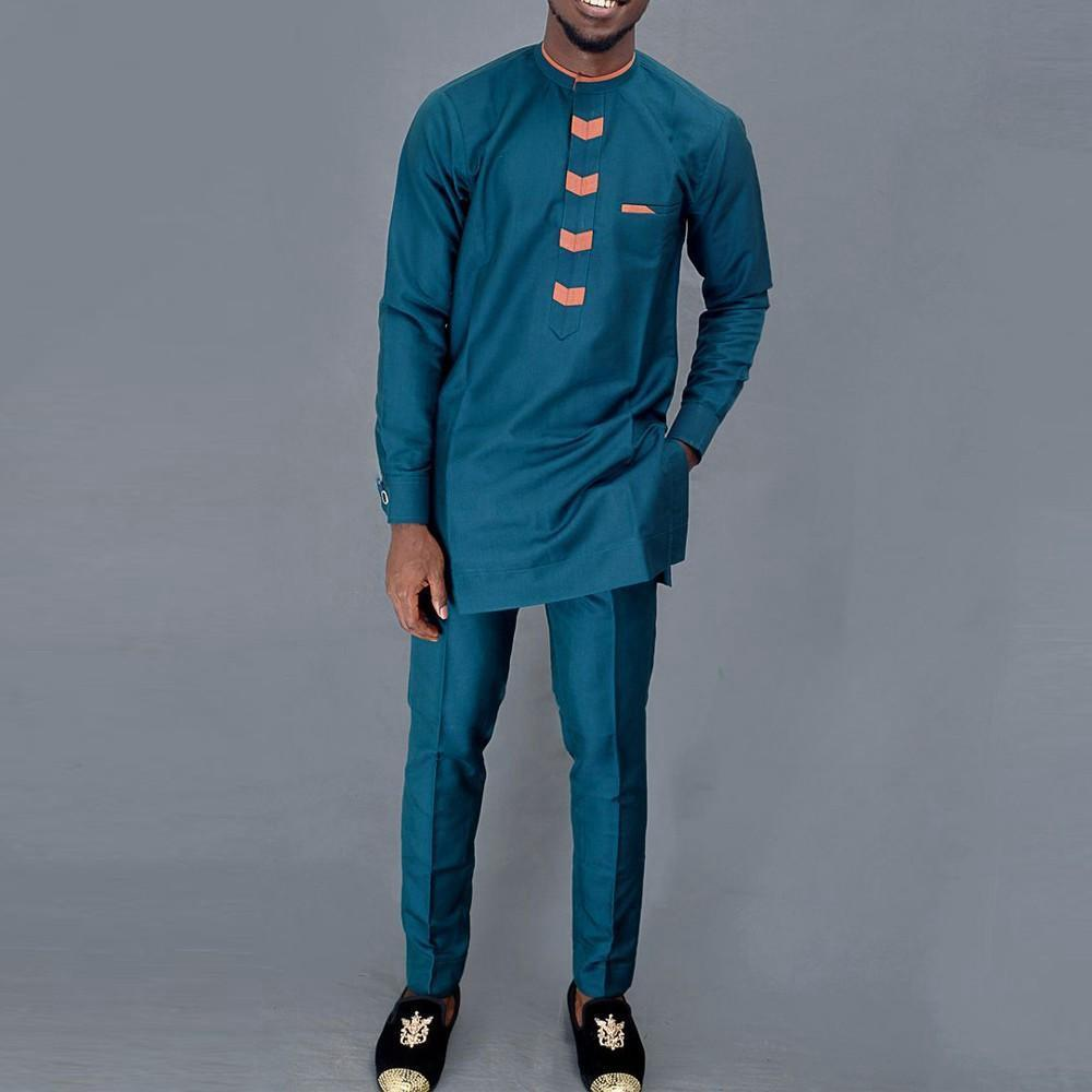 New 2Pc Luxury African Traditi - Dashiki Shirt Men 리뷰 및 가격