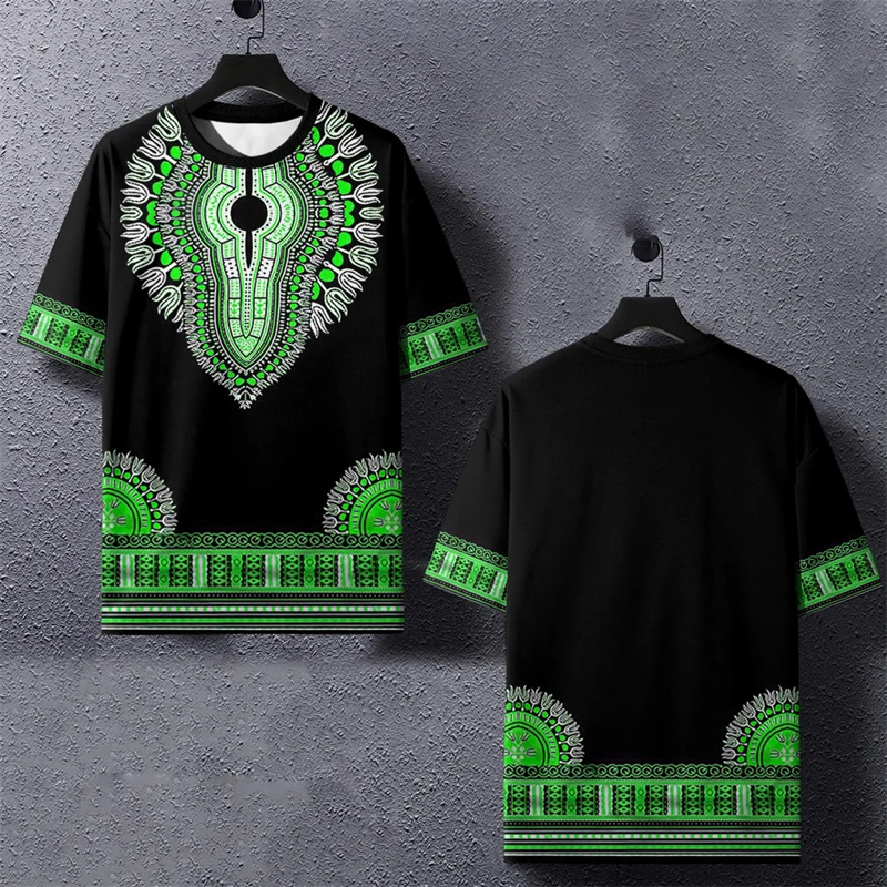 Summer Harajuku 3D Printed Eth - Dashiki Shirt Men 리뷰 및 가격