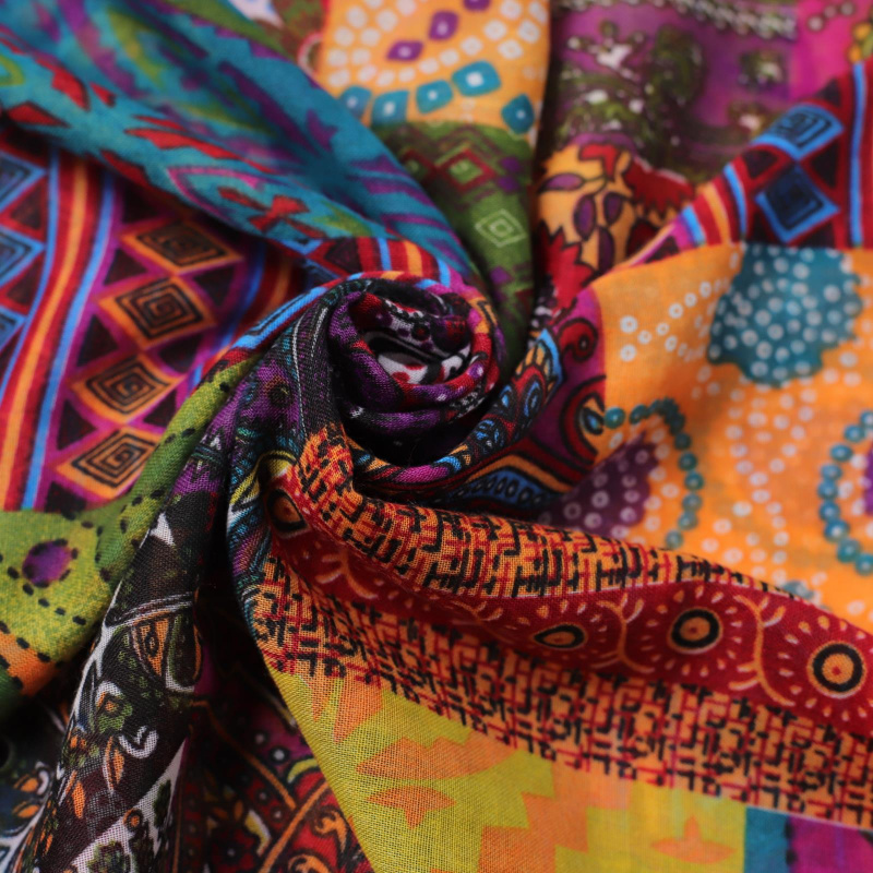 Ethnic Geometric Patchwork Bal - Ethnic Fashion Sale 리뷰 및 가격