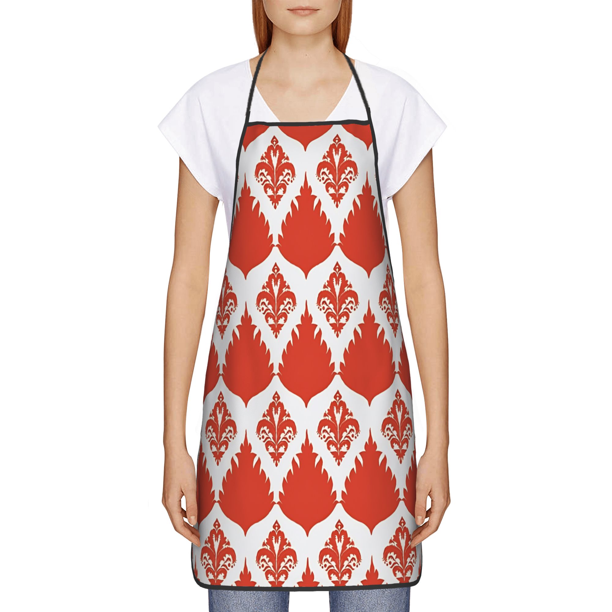 Ikat Moorish Coral Orange Apri - Ikat Woven Fabric 리뷰 및 가격