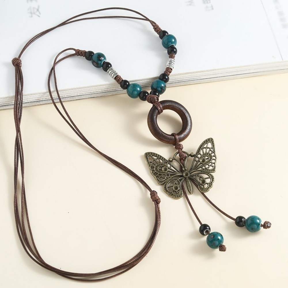 Ethnic Style Butterfly Pendant - Ethnic Wear Fashion Designer 리뷰 및 가격