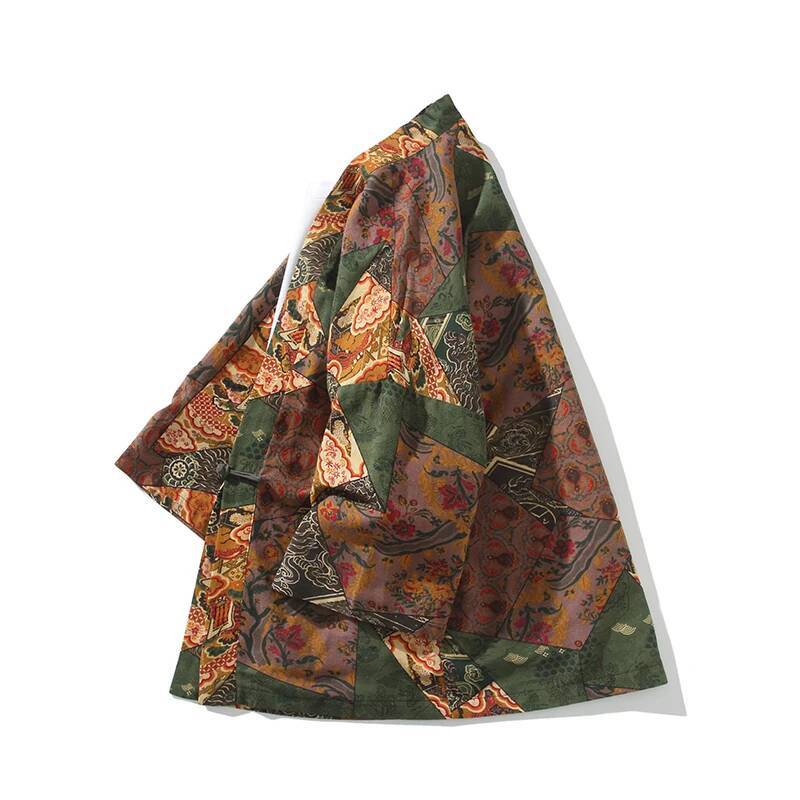 Ethnic Style Print Yukata Men  - Ethnic Fashion In 리뷰 및 가격